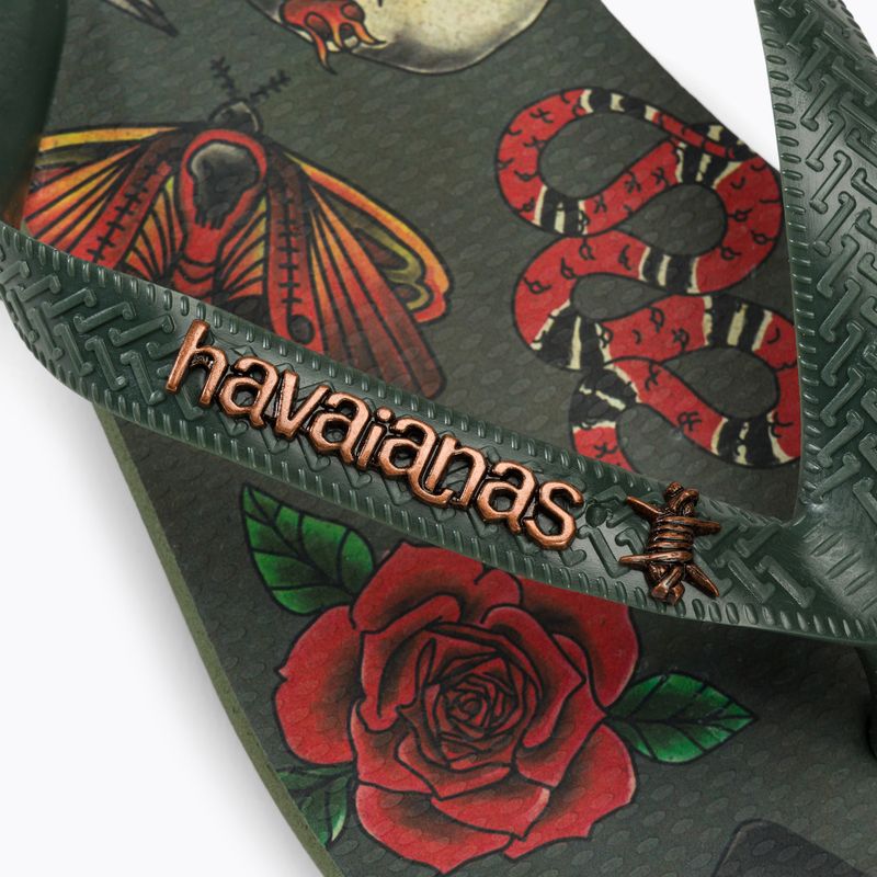 Havaianas Top Tribo olive green férfi flip-flop papucs 8