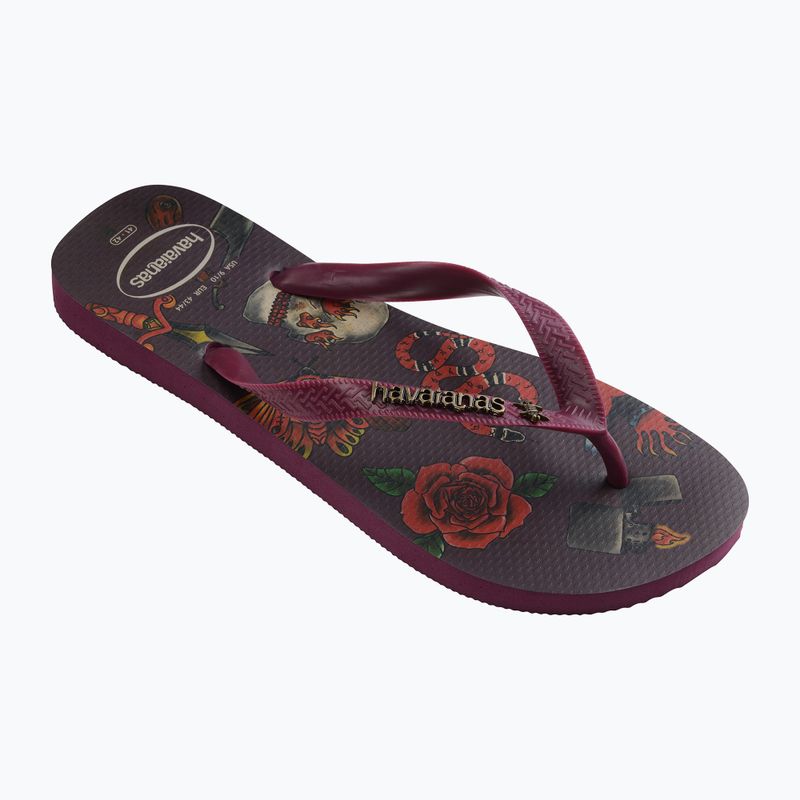 Havaianas Top Tribo dark brown férfi flip-flop papucs 10