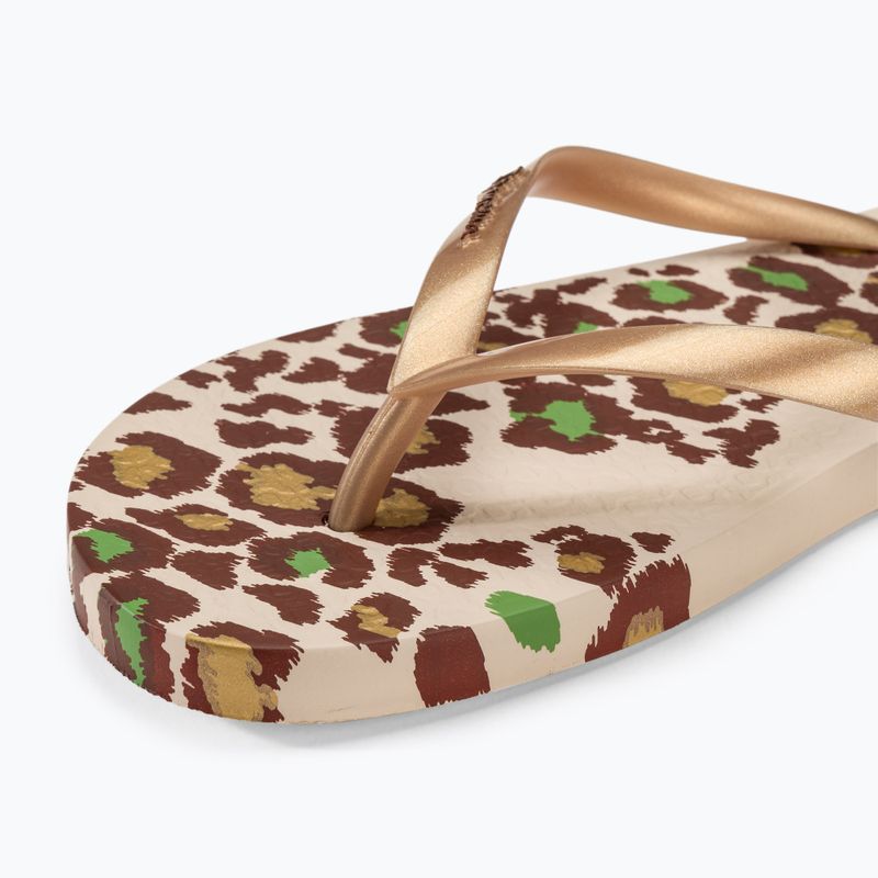 Női flip-flop papucs Ipanema Animale Print III beige/gold 7