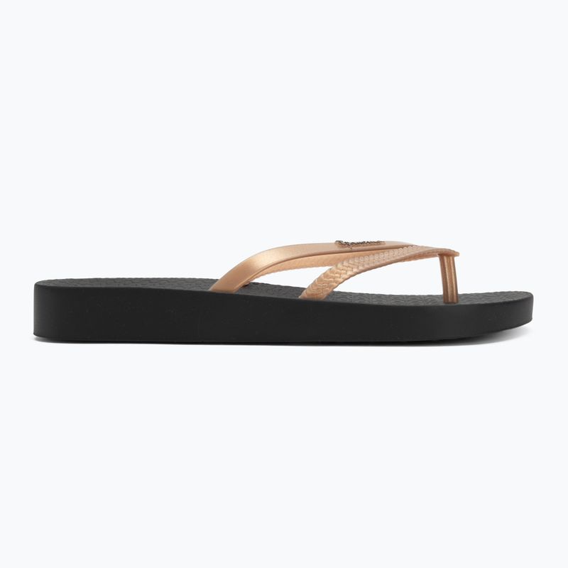 Női Ipanema Bossa Soft V fekete/arany flip flopok 2