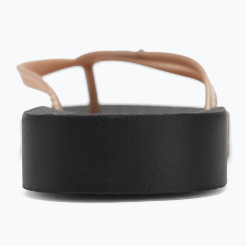 Női Ipanema Bossa Soft V fekete/arany flip flopok 6