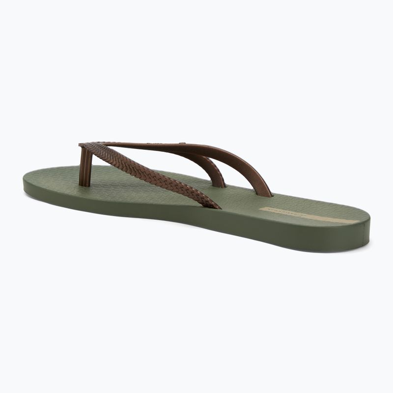Ipanema Bossa zöld/bronz női flip flopok 3