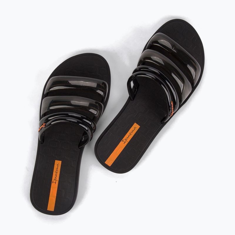 Női papucs Ipanema Puffer Slide black/orange 8