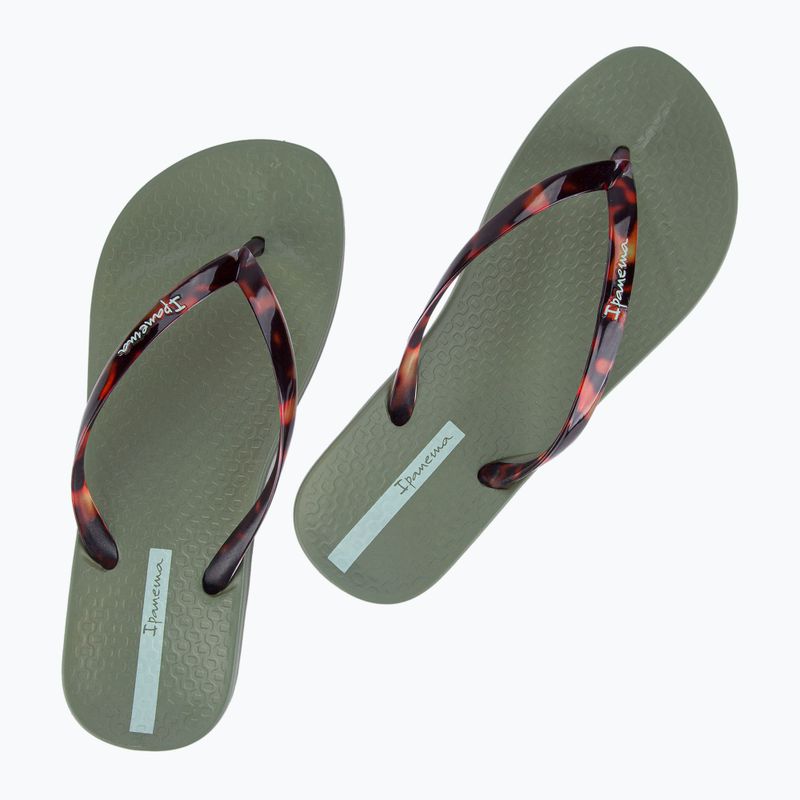 Női flip-flop papucs Ipanema Anat Connect green/clear 8