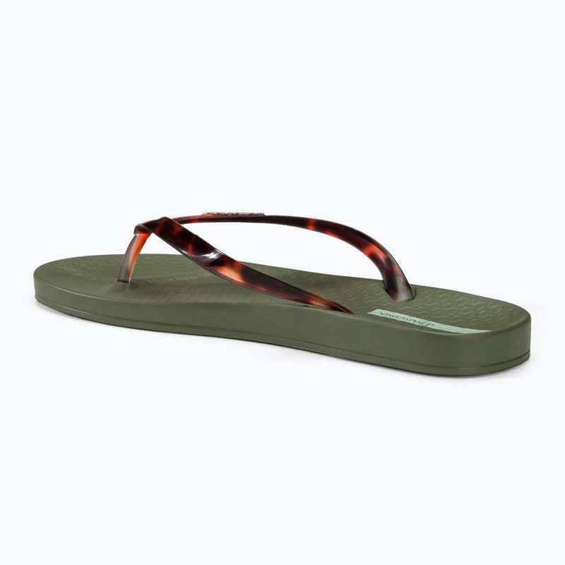 Női flip-flop papucs Ipanema Anat Connect green/clear 3