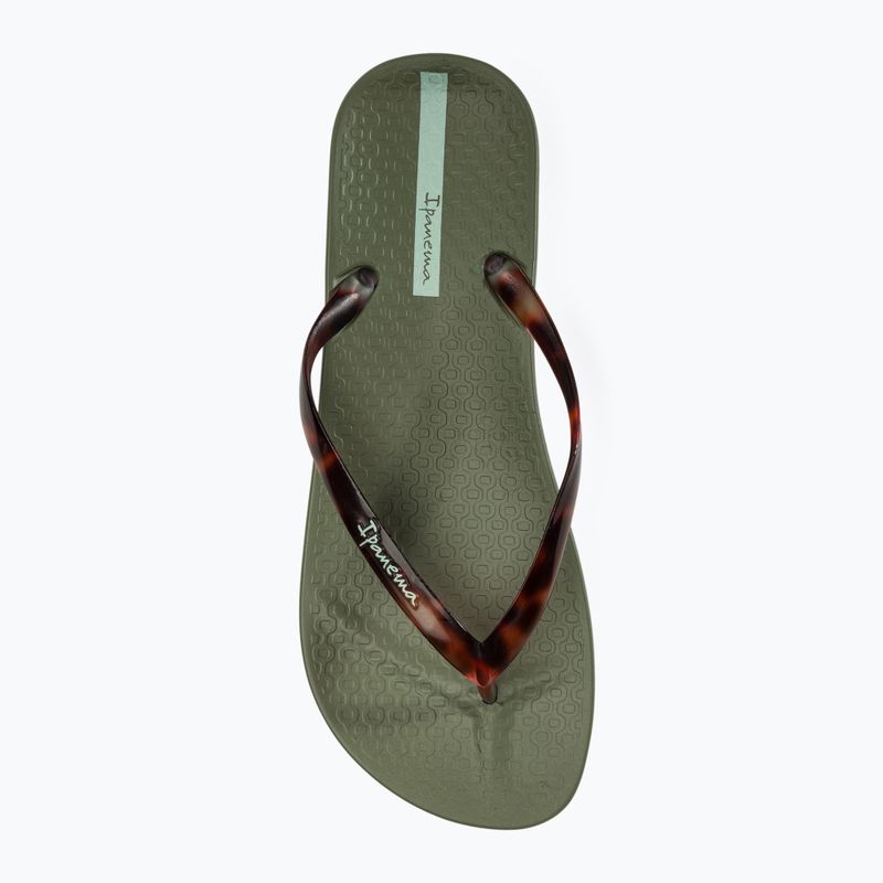 Női flip-flop papucs Ipanema Anat Connect green/clear 5