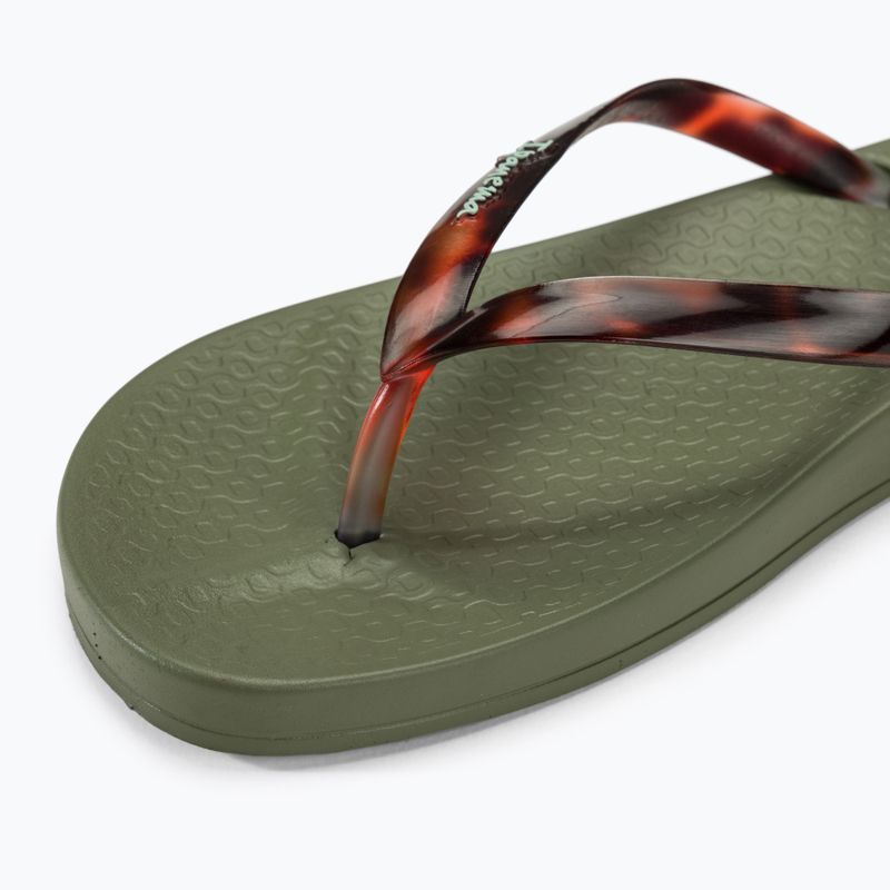 Női flip-flop papucs Ipanema Anat Connect green/clear 7