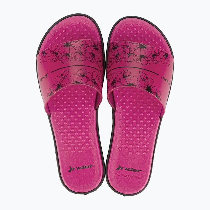 RIDER Splash V black/pink női papucs 2