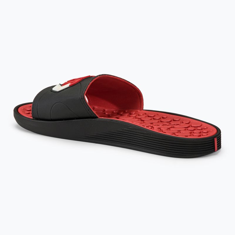 Férfi RIDER Pump Slide AD flip-flop fekete/piros fazonú férfi flip-flopok 3