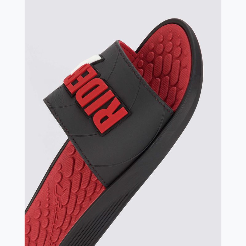 Férfi RIDER Pump Slide AD flip-flop fekete/piros fazonú férfi flip-flopok 8