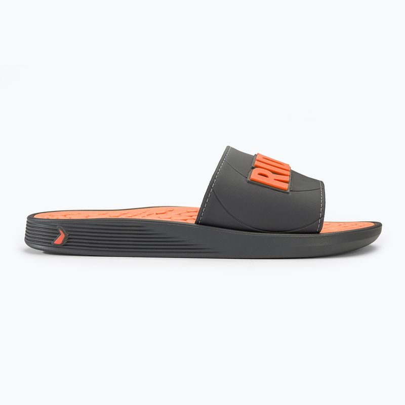 Férfi papucs RIDER Pump Slide AD grey/dark grey/orange 2