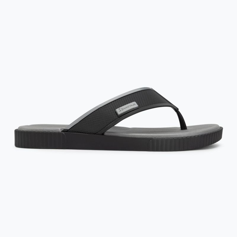 Férfi Ipanema Vintage fekete/fekete/szürke flip flopok 2