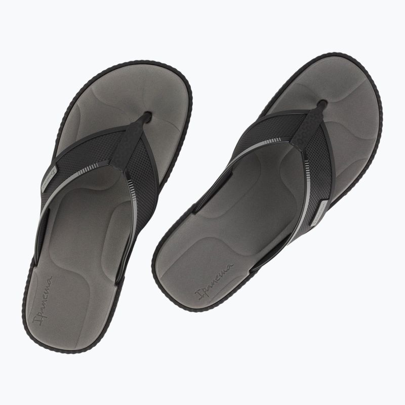 Férfi Ipanema Vintage fekete/fekete/szürke flip flopok 3