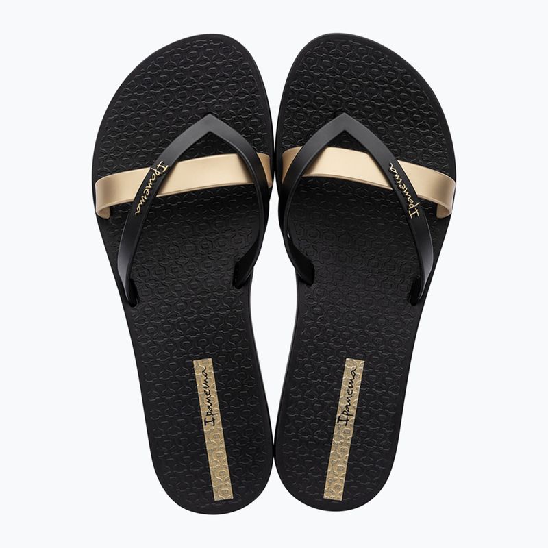 Ipanema Kirei fekete/arany női flip flopok 2