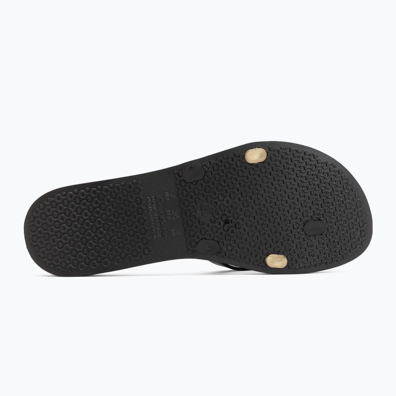 Ipanema Kirei fekete/arany női flip flopok 4