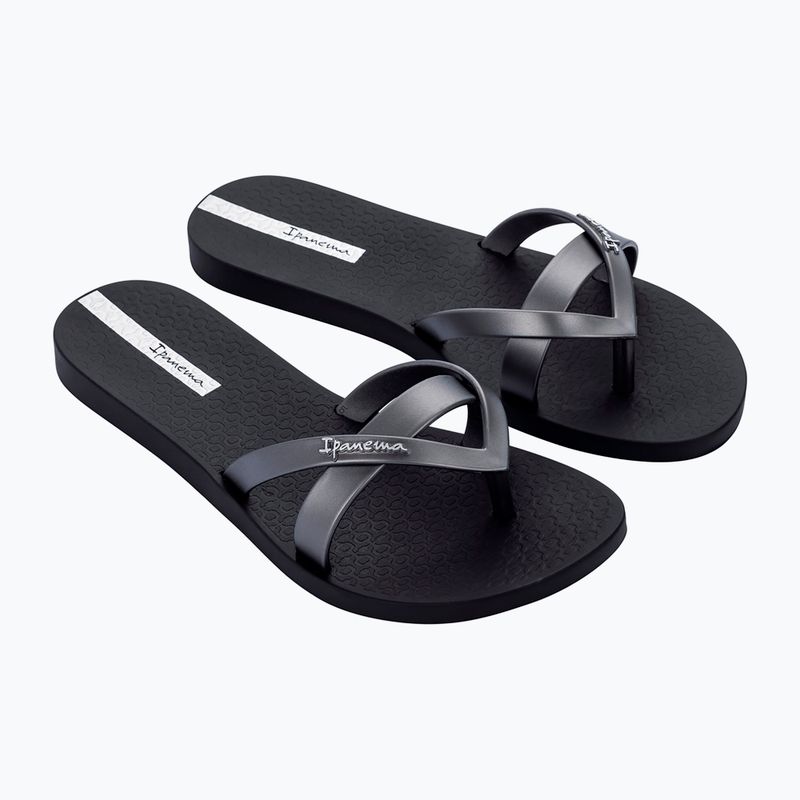 Női flip-flop papucsok Ipanema Kirei black/silver 8