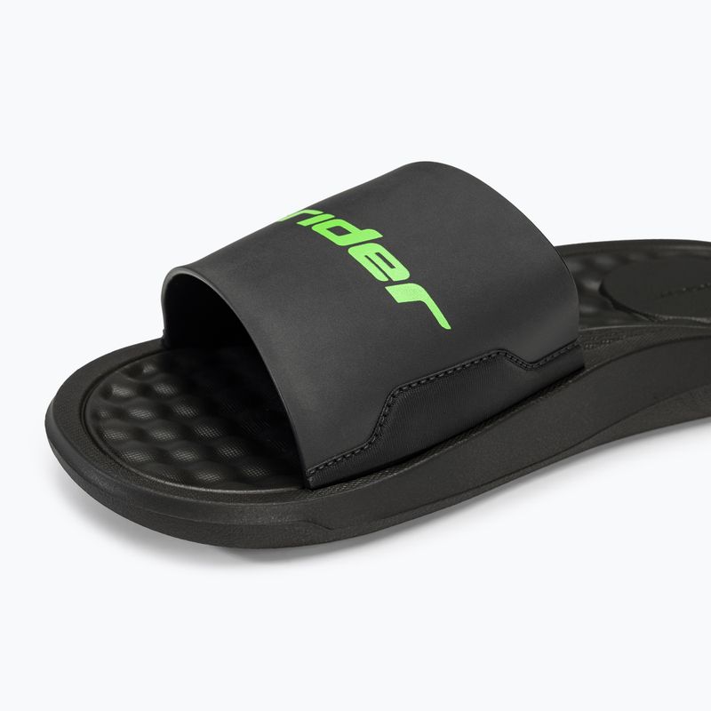 RIDER Step Slide black/green férfi papucs 7