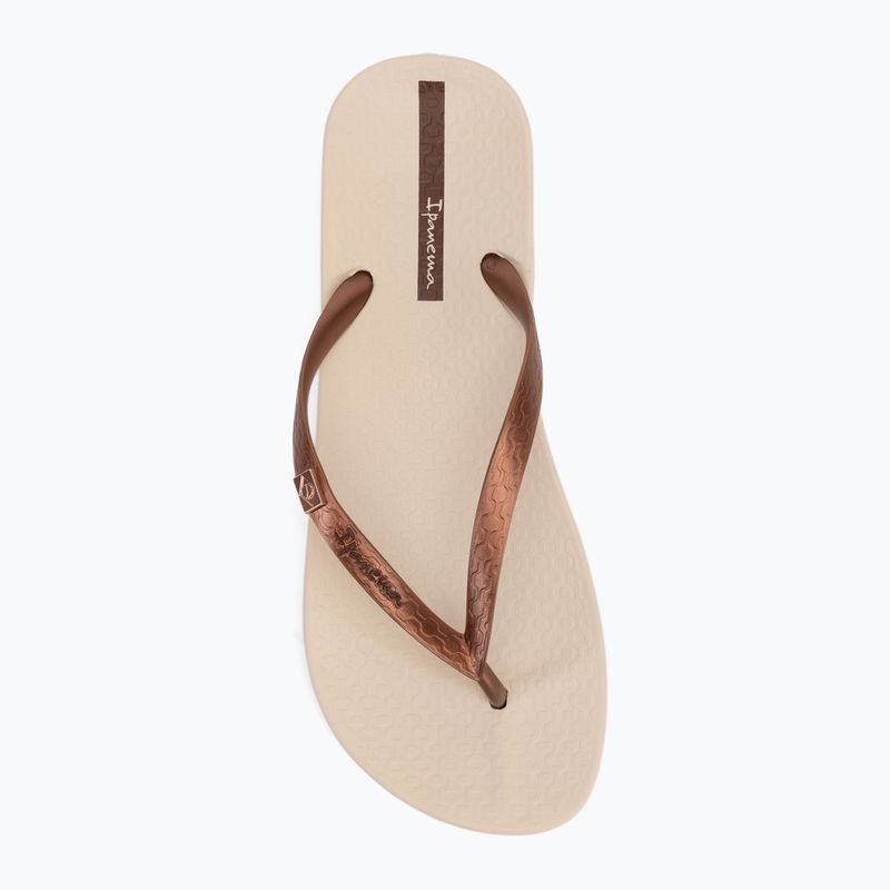 Női Ipanema Anatomic Brasilidade flip flop bézs/réz női flip flopok 5