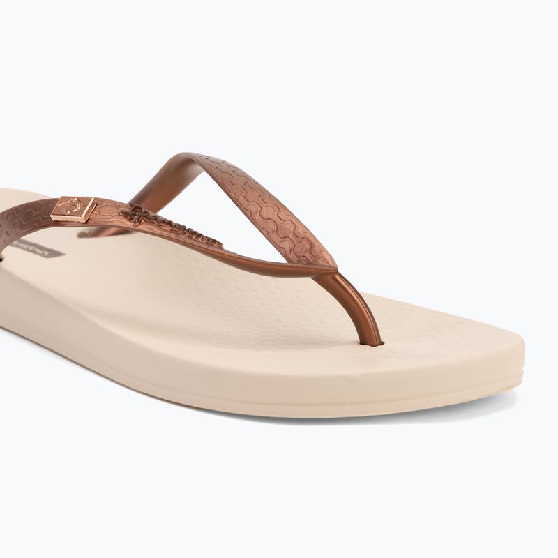 Női Ipanema Anatomic Brasilidade flip flop bézs/réz női flip flopok 7