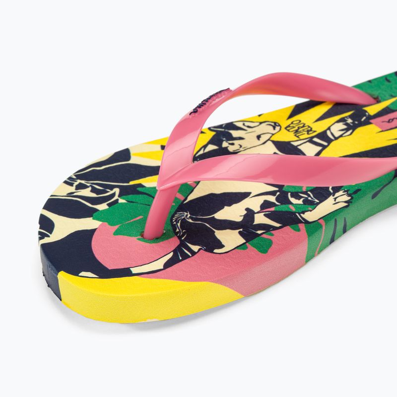 Női flip-flop papucs Ipanema Graffiti III yellow/pink 7