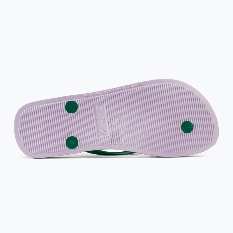 Női flip-flop papucs Ipanema Graffiti III lilac/green 4