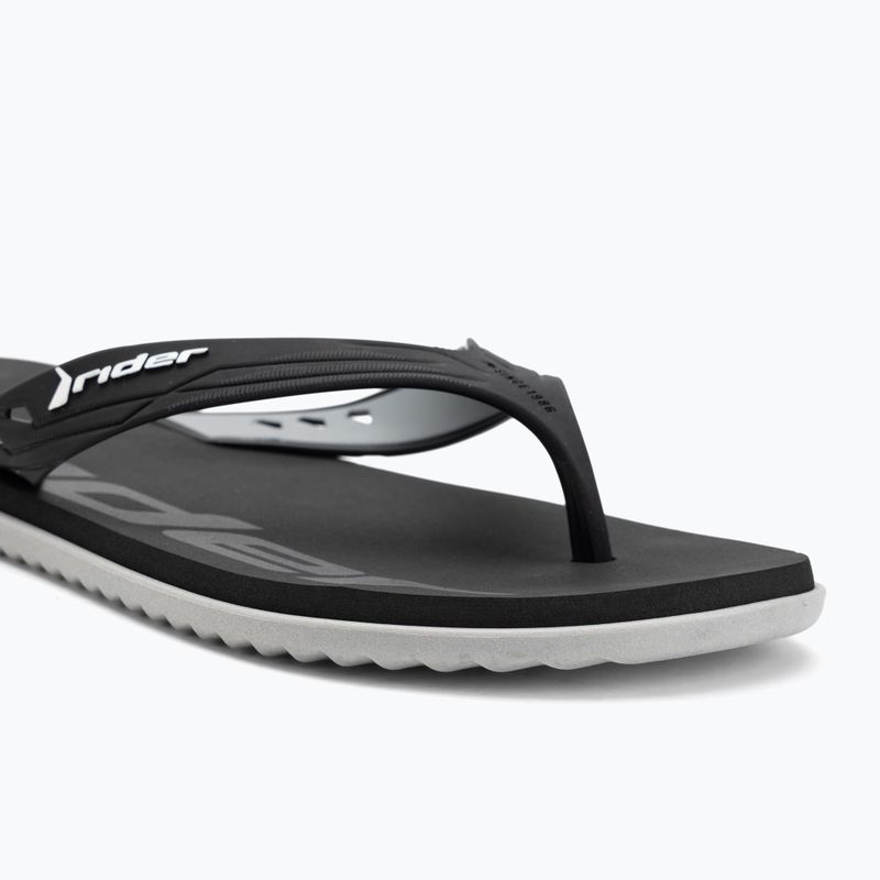 Férfi RIDER Rw Thong flip flop szürke/fekete/sötétszürke flip flopok 7