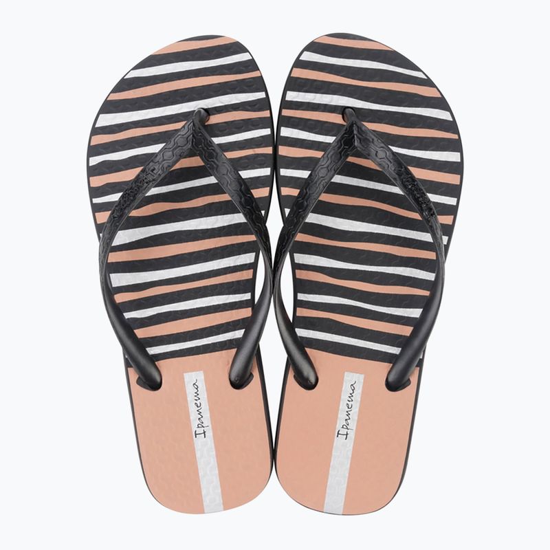 Ipanema Classic Happy XII fekete/fekete/rózsaszín női flip flopok 2