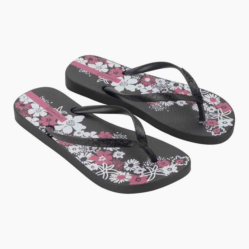 Ipanema Classic Happy XII fekete/fekete/fehér női flip flopok