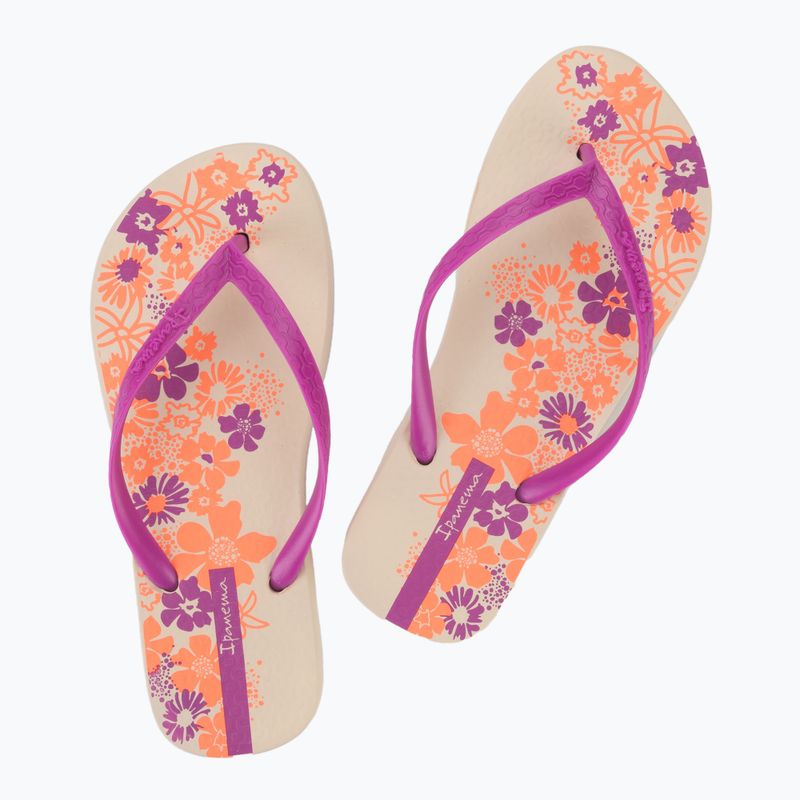 Ipanema Classic Happy XII bézs/rózsaszín/narancs női flip flopok 10