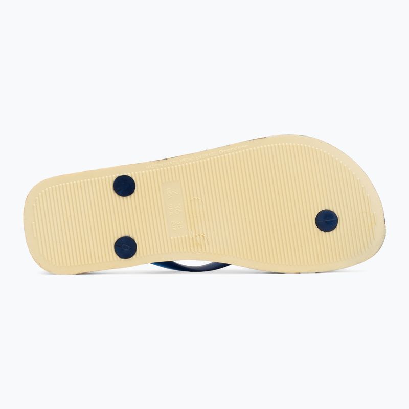 Női Ipanema Animal Print VI flip flop sárga/gyöngykék flip flopok 4