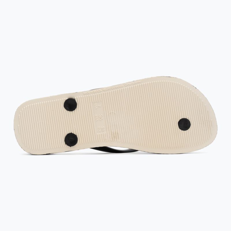 Ipanema Animal Print VI bézs/fekete/rózsaszín női flip flopok 4