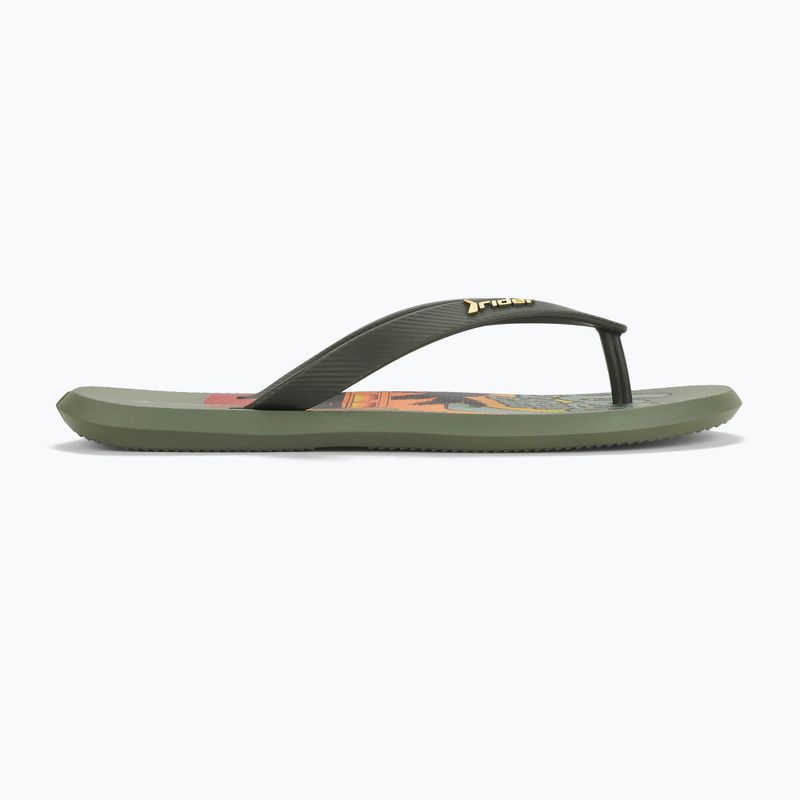 Férfi RIDER R1 Energy VII zöld/narancs/sárga flip flopok 3