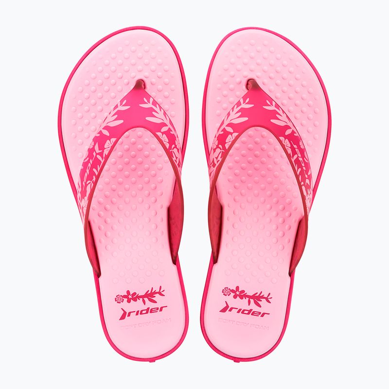 Női RIDER Aqua VI flip flop rózsaszín/rózsaszín női flip flop 2