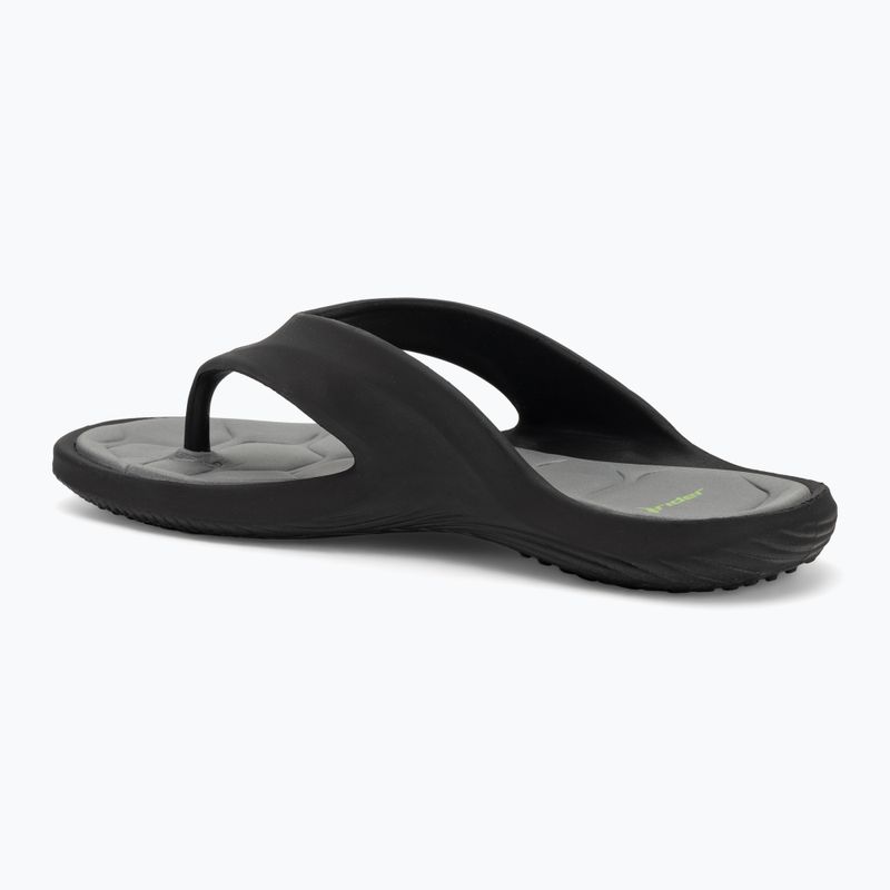 Férfi Rider Cape XVIII flip flop fekete/szürke/zöld flip flopok 3
