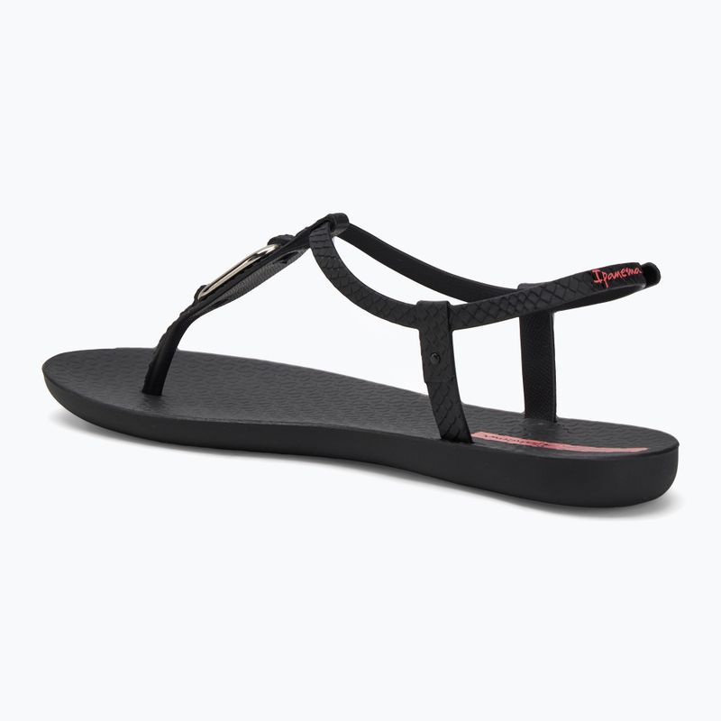Női Ipanema Class Linea szandál fekete/fekete/rózsaszín 3