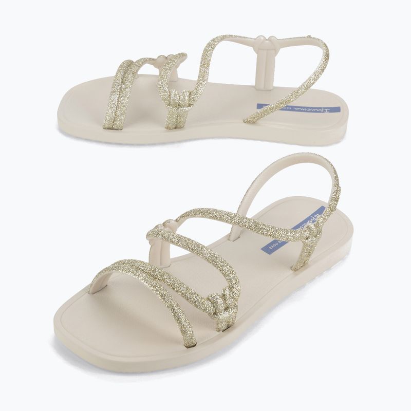 Ipanema női szandál Solar Glow Sand bézs/csillámos/kék 10