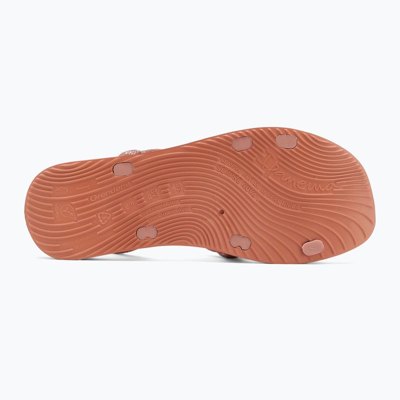 Női Ipanema Solar Glow Sand rózsaszín/csillámos/barna csempe szandálok 4