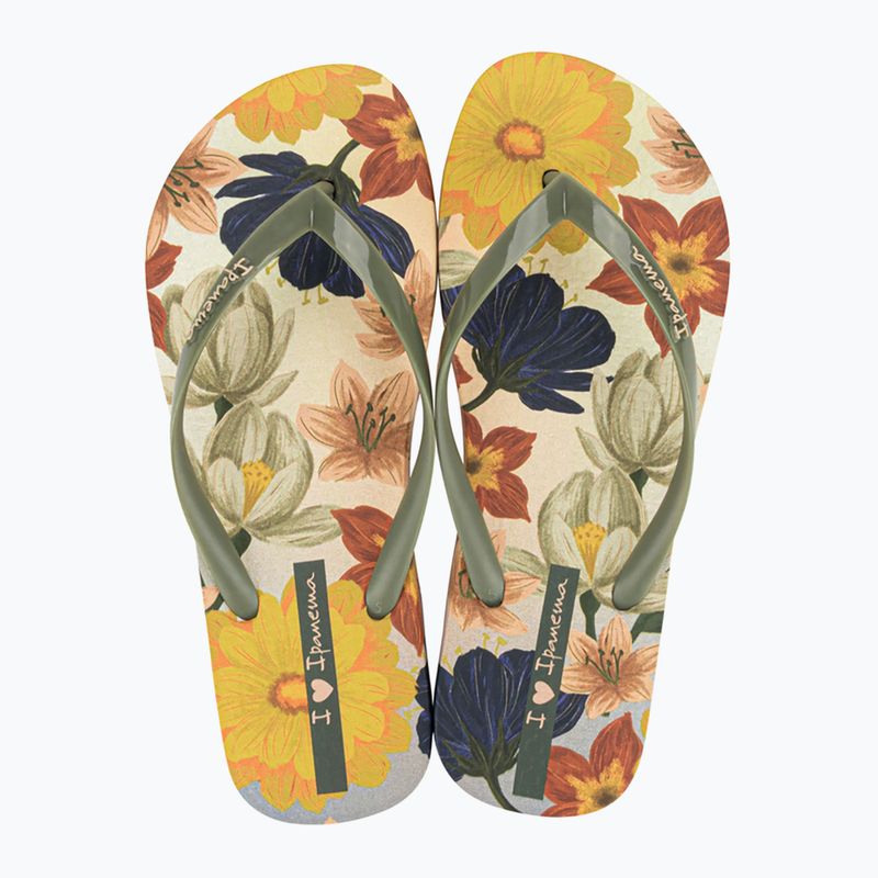 Ipanema Verao Tropical bézs/zöld női flip-flopok 2