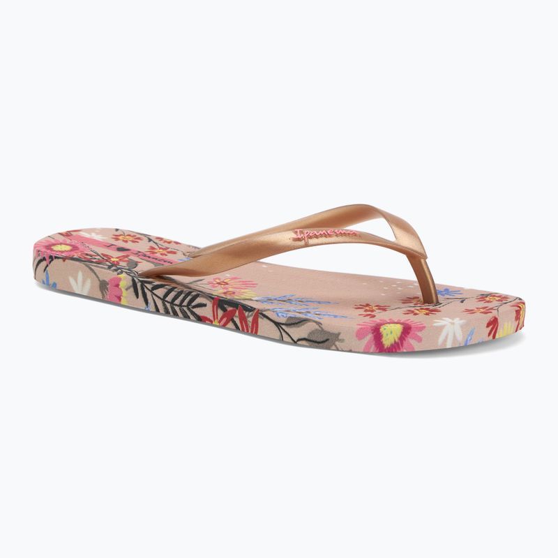Ipanema Verao Tropical bézs/arany női flip-flopok