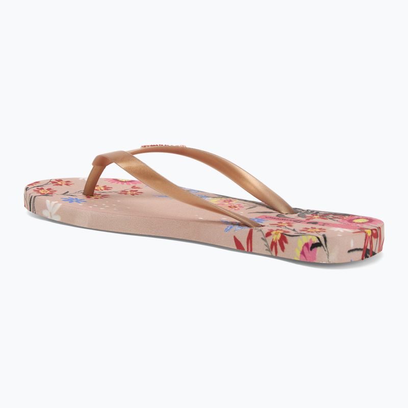 Ipanema Verao Tropical bézs/arany női flip-flopok 3