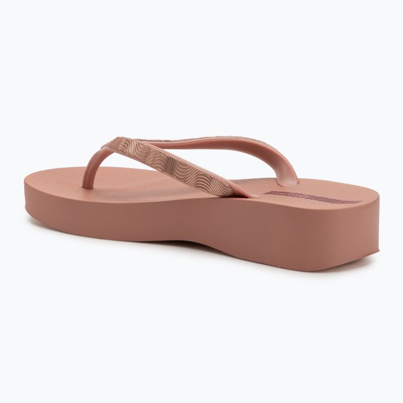 Női Ipanema Mesh X Plat flip flop rózsaszín/rózsaszín/piros flip flopok 3