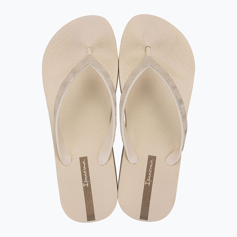 Női Ipanema Mesh X Plat flip flop bézs/bézs/barna 2
