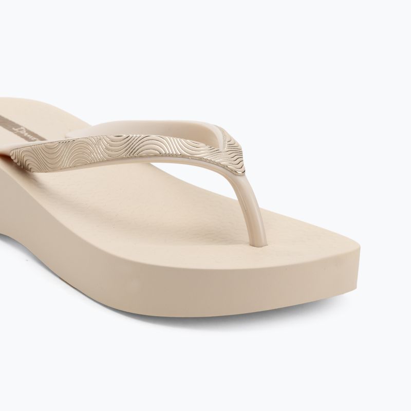 Női Ipanema Mesh X Plat flip flop bézs/bézs/barna 7
