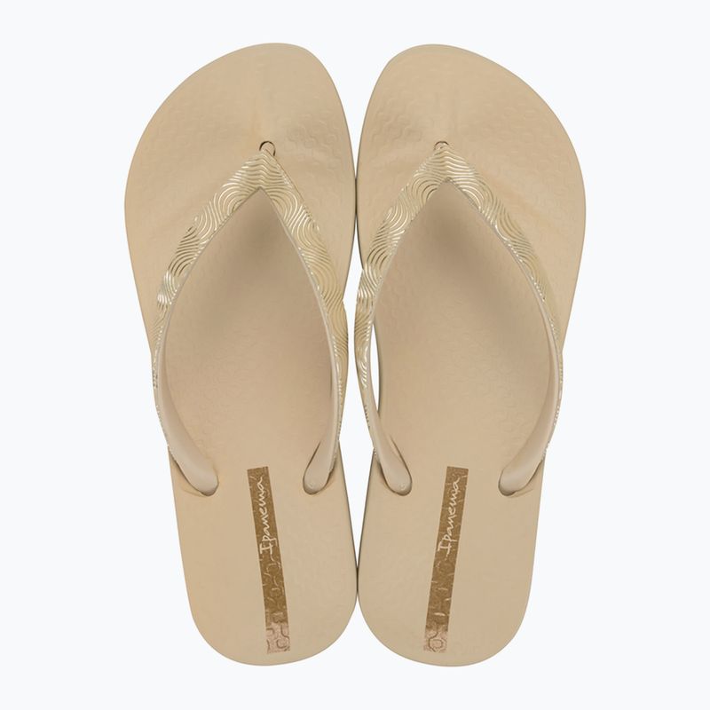 Női Ipanema Mesh IX bézs/bézs/gold flip flopok 9