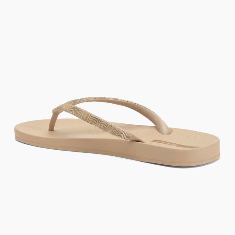 Női Ipanema Mesh IX bézs/bézs/gold flip flopok 3