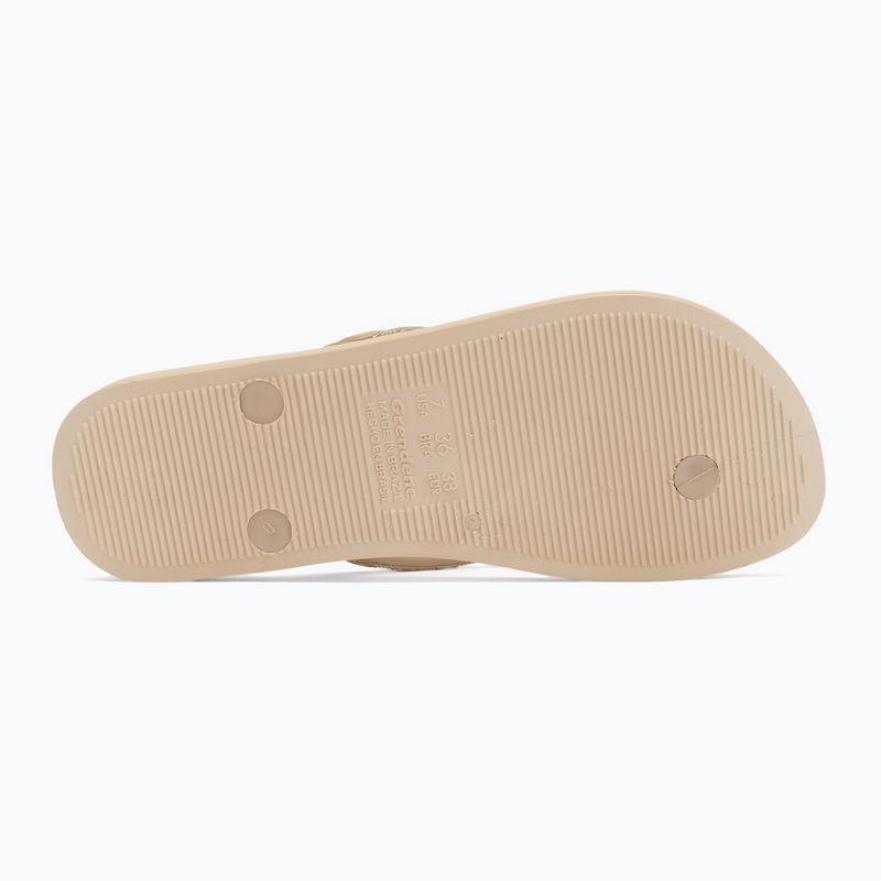 Női Ipanema Mesh IX bézs/bézs/gold flip flopok 4