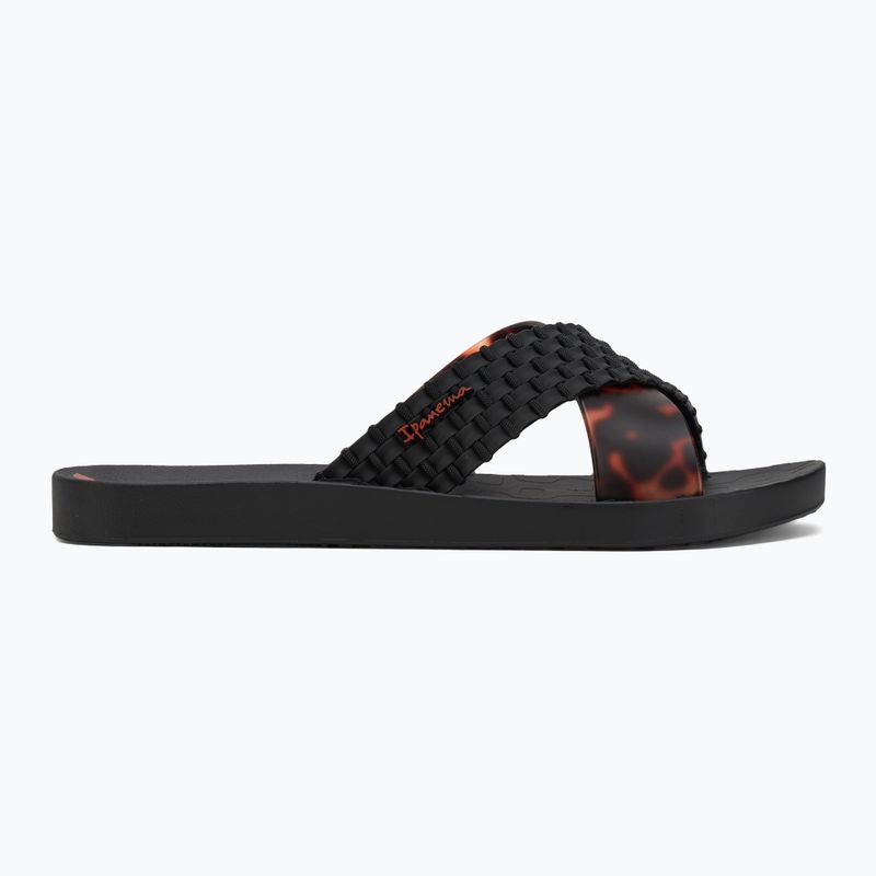 Női Ipanema Sense Slide fekete/tortoiseshell flip-flopok 2