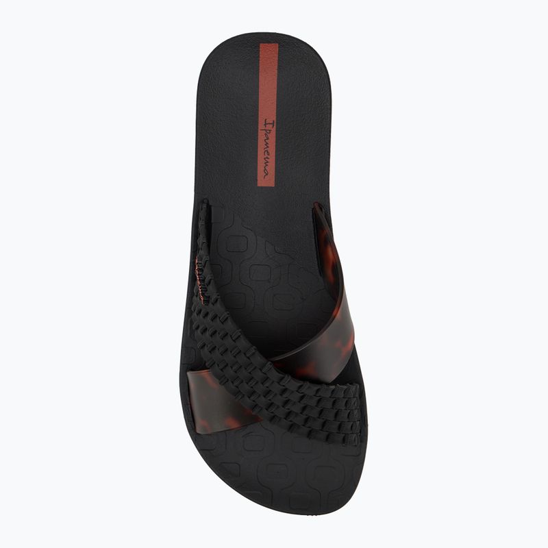 Női Ipanema Sense Slide fekete/tortoiseshell flip-flopok 5
