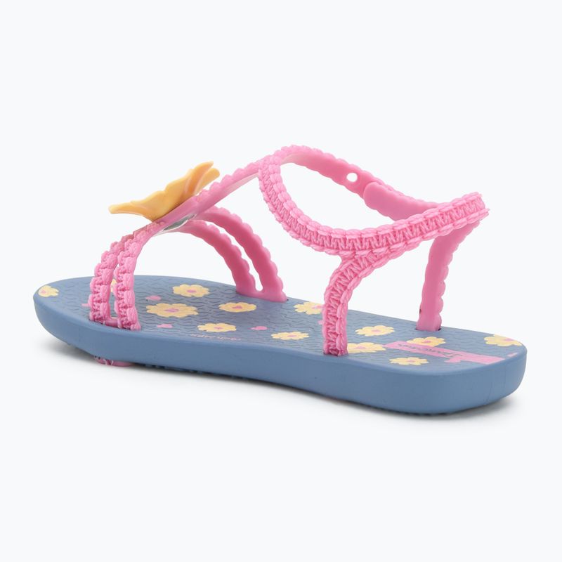 Ipanema Daisy Baby kék/rózsaszín/sárga szandálok 3