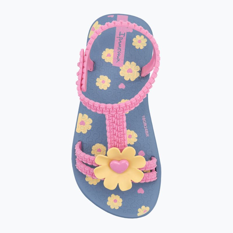 Ipanema Daisy Baby kék/rózsaszín/sárga szandálok 5
